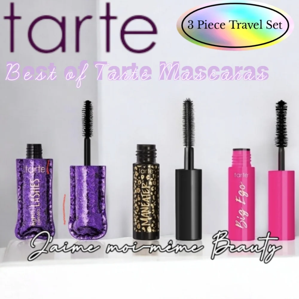 Tarte Travel Mascara Trio (Big Ego, Maneater, Lights Camera Lashes)